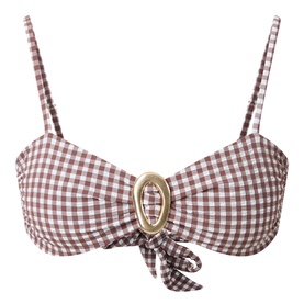 Cabo Verde Gingham Bikini Top