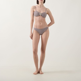Cabo Verde Gingham Bikini Top