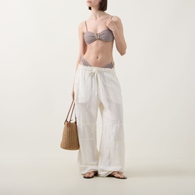 Cabo Verde Gingham Bikini Top