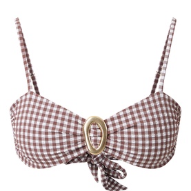 Cabo Verde Gingham Bikini Top