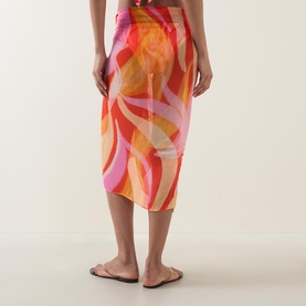 Santorini Graphic Sarong