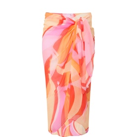 Santorini Graphic Sarong