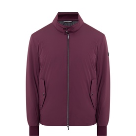 Logo Badge Bomber Jacket