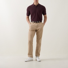 Structure Rib Polo Shirt
