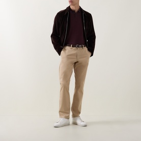 Structure Rib Polo Shirt