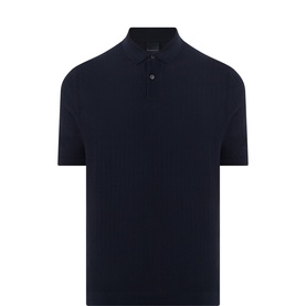 Structure Rib Polo Shirt