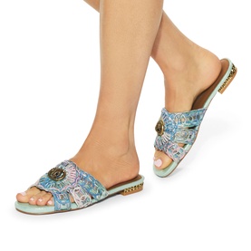 Chelsea Woven Flat Sandals
