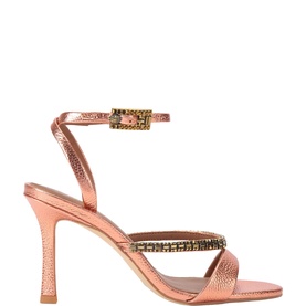 Crystal Strap 90 Heeled Sandals