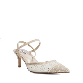 Charismatic Diamante Slingback Pumps