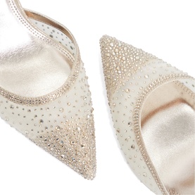 Charismatic Diamante Slingback Pumps
