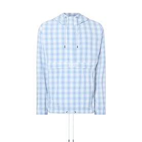 Logo Monogram Plaid Anorak Jacket