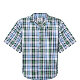 Logo Graphic Check Oxford Shirt