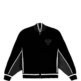 Boca Logo Knitted Zip Sweater