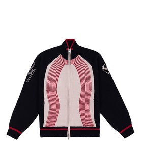 E90 Logo Knitted Zip Sweater