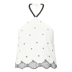 Tyler Fish Embroidered Blouse