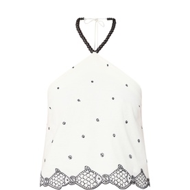 Tyler Fish Embroidered Blouse