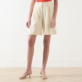 Carlo Front-Pleat Shorts