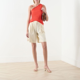 Carlo Front-Pleat Shorts