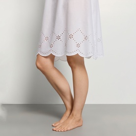 Lumi Eyelet Embroidery Chemise Dress