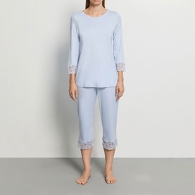 Moments Lace Trim Pyjama Set