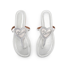 Heart T-Bar Flat Sandals