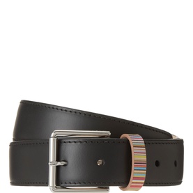 Signature Stripe Keeper Belt