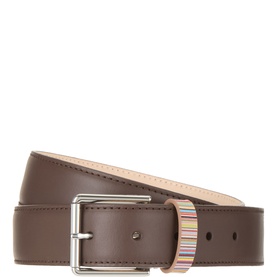 Signature Stripe Keeper Belt