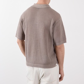 Beverly Rib Knit Polo Shirt