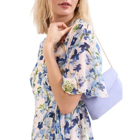 Envelope Suede Clutch