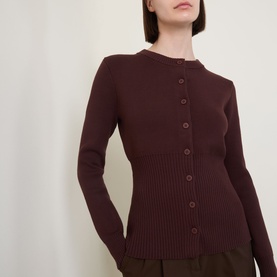 Ruby Rib Knit Cardigan