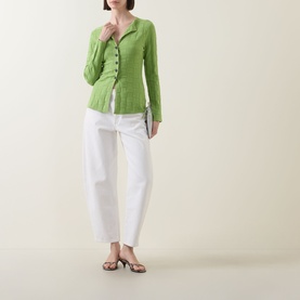 Olsen Checkerboard Knitted Shirt