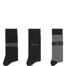 Three-Pack Logo Stripe Socks Gift Set