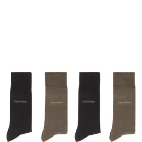 Four-Pack Logo Crew Socks Gift Set