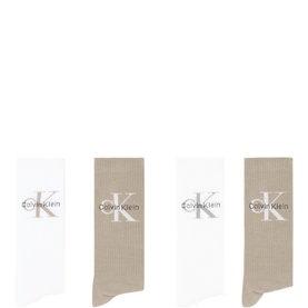 Four-Pack Monogram Logo Socks Gift Set