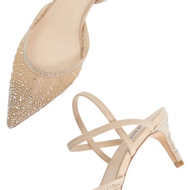 Charismatic Diamante Slingback Pumps