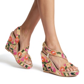 Gala 110 Embroidered Wedges