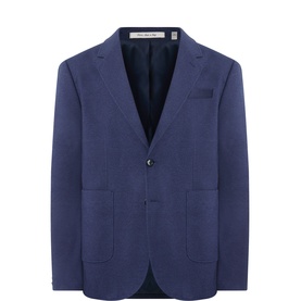 Patch Pocket Single-Breasted Blazer