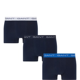 Three-Pack Mixed Stretch Logo Trunks