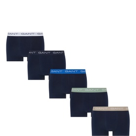 Five-Pack Mixed Stretch Logo Trunks