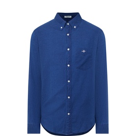 Shield Logo Regular Fit Oxford Shirt