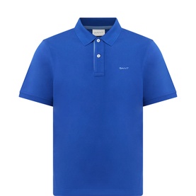 Contrast Collar Logo Polo Shirt