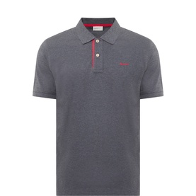 Contrast Collar Logo Polo Shirt