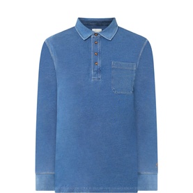 Chambray Logo Rugger Sweatshirt