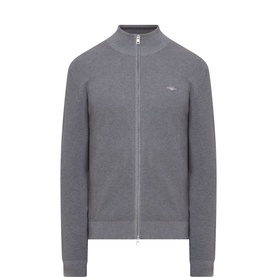 Shield Logo Zip Sweater