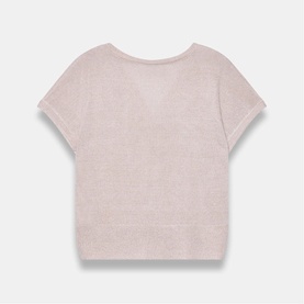 Sparkle Batwing Fine-Knit Sweater