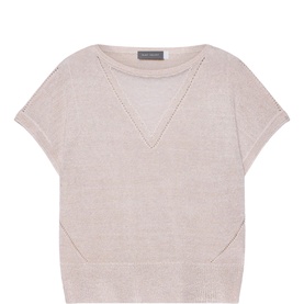Sparkle Batwing Fine-Knit Sweater