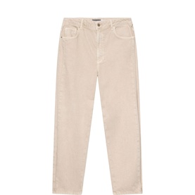 Popper Balloon Leg Jeans