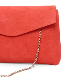 Suede Envelope Clutch