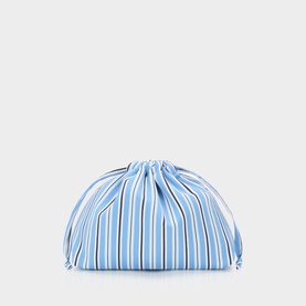 Morgan Striped Pouch Bag
