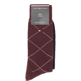 Two-Pack Flag Logo Argyle Socks